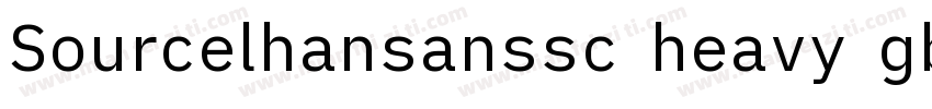 Sourcelhansanssc heavy gbk euc v i字体转换
